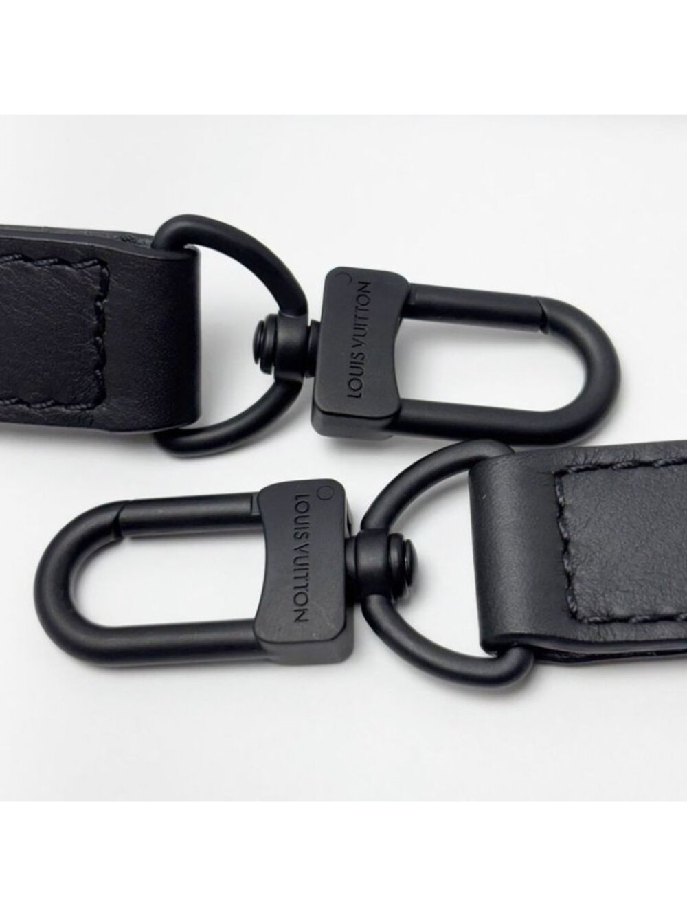 Louis Vuitton Boston Bag Black Green Keepall Bandouliere Reversible 50 - Picture 15 of 16